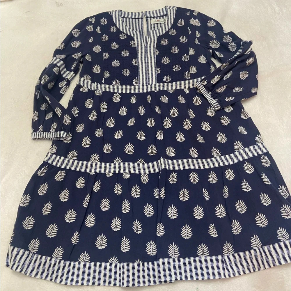 New! Vineyard Vines Fleur De Leaf Tunic Dress 28710